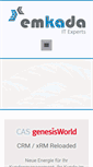 Mobile Screenshot of emkada.de